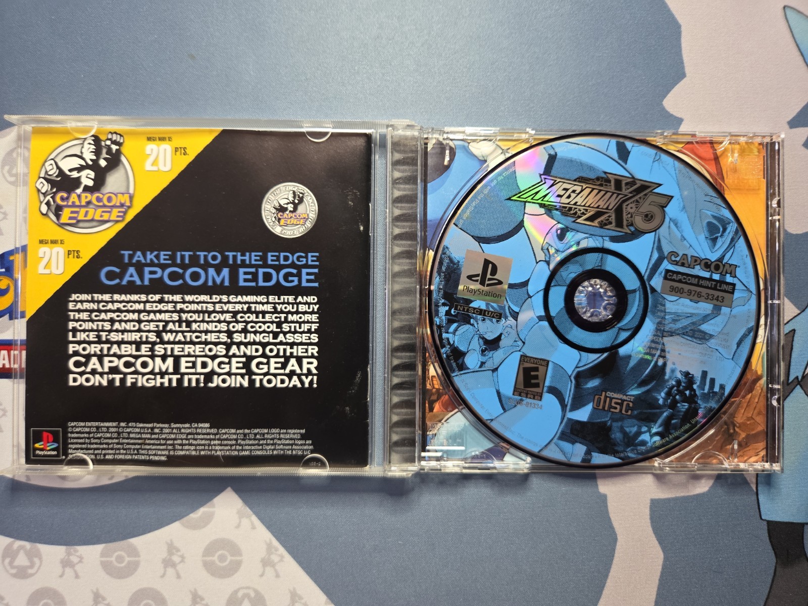 Mega Man X5 Sony PlayStation Capcom 2001 Complete In Box