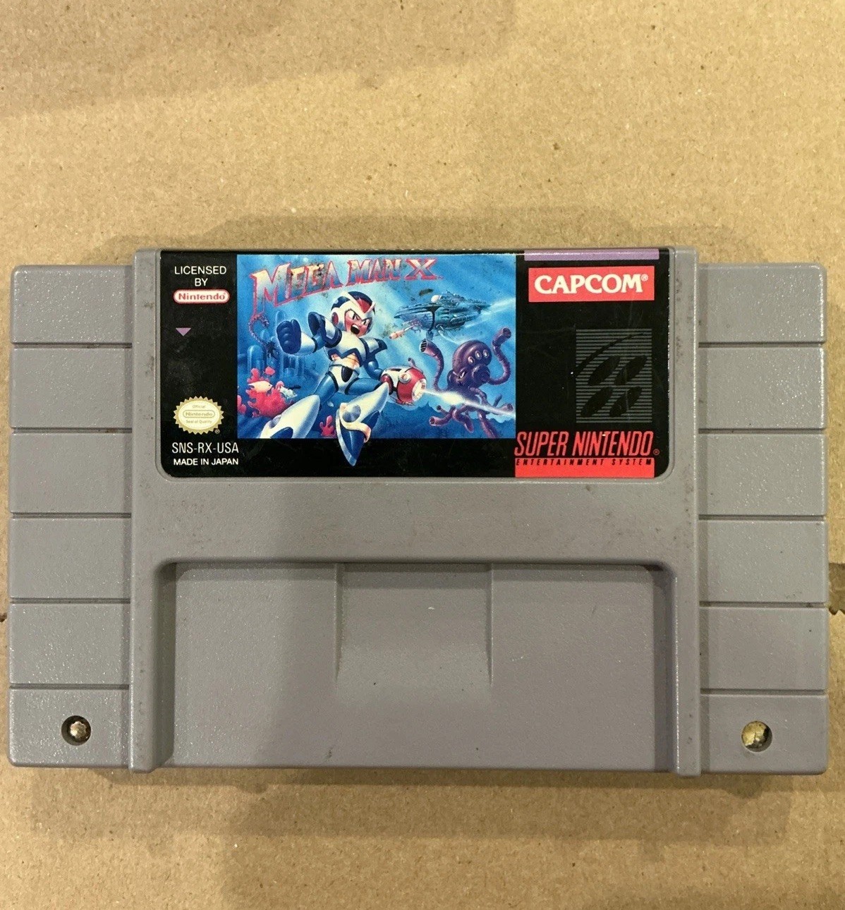 Mega Man X SNES – GAME ONLY – SUPER NINTENDO SNES – TESTED