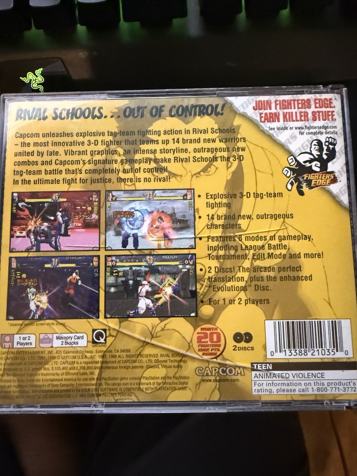 Rival Schools (Sony PlayStation 1, 1998)