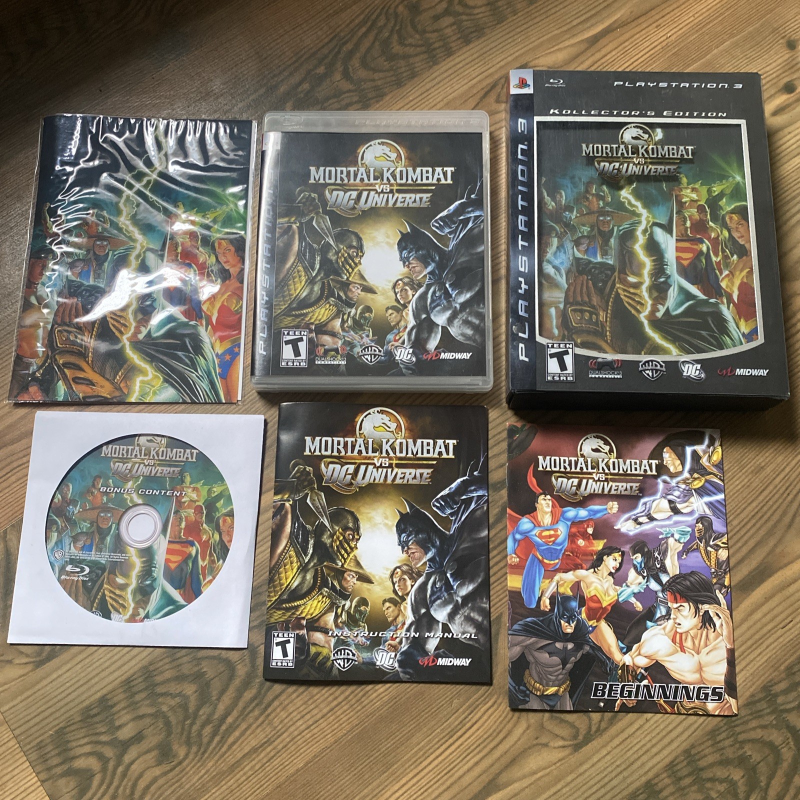 Mortal Kombat vs DC Universe Kollector’s Edition + Promo Card Playstation 3 PS3