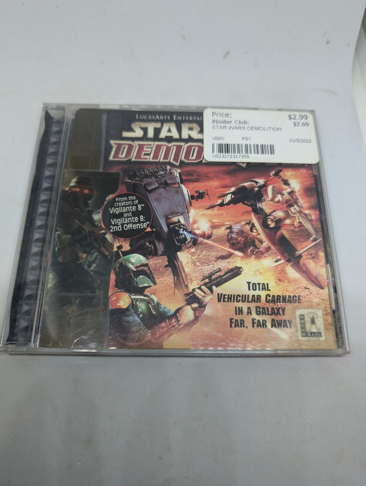 Star Wars: Demolition (Sony PlayStation 1, 2000) Complete in Box CIB