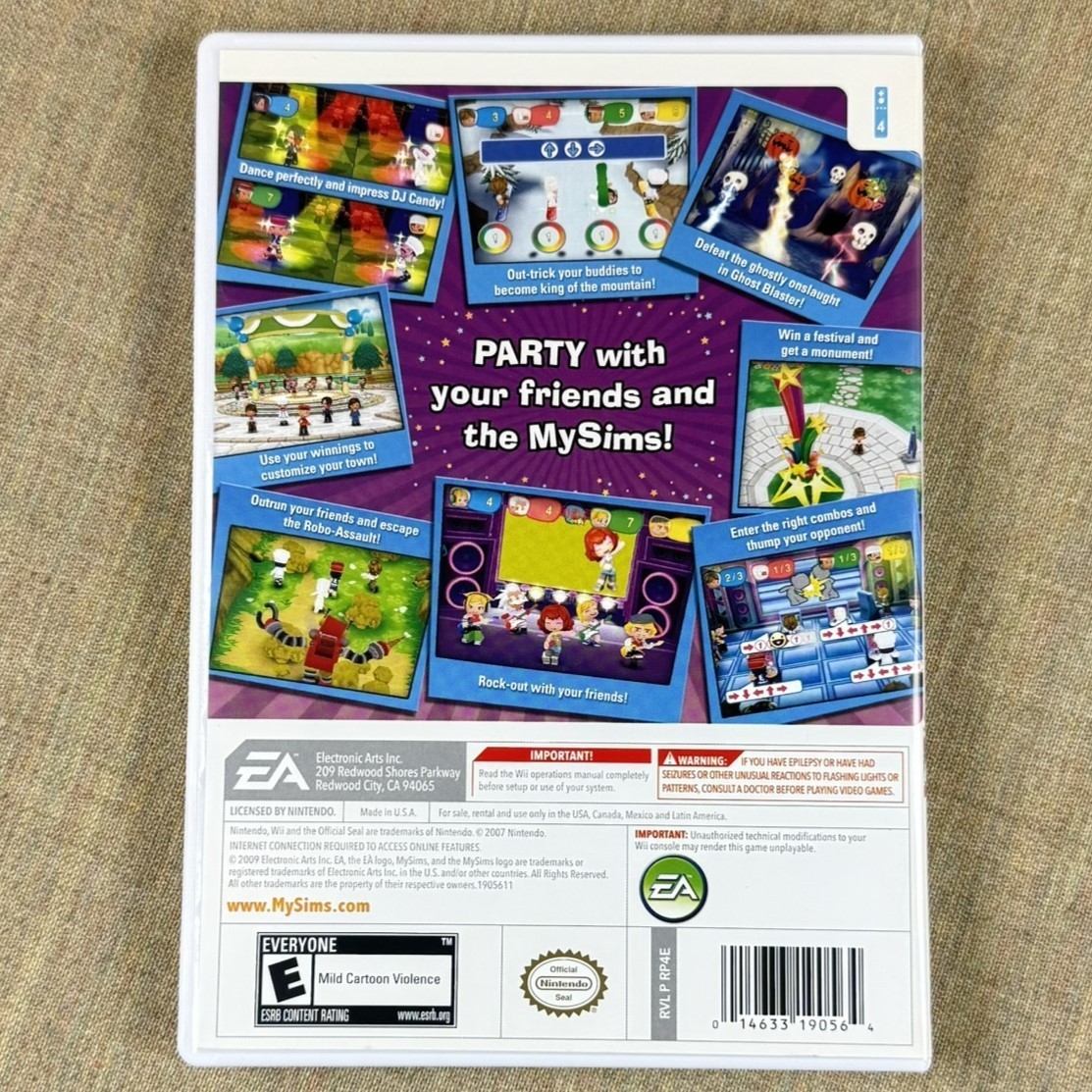 MySims Party Wii Complete Tested