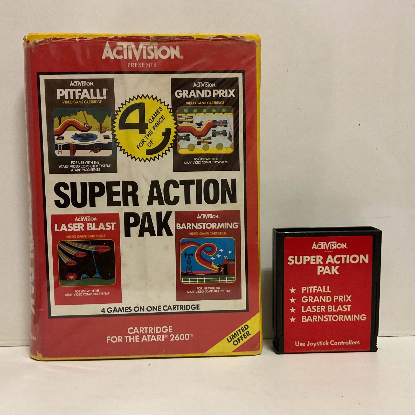Super Action Pak Atari 2600 PAL – Free Post