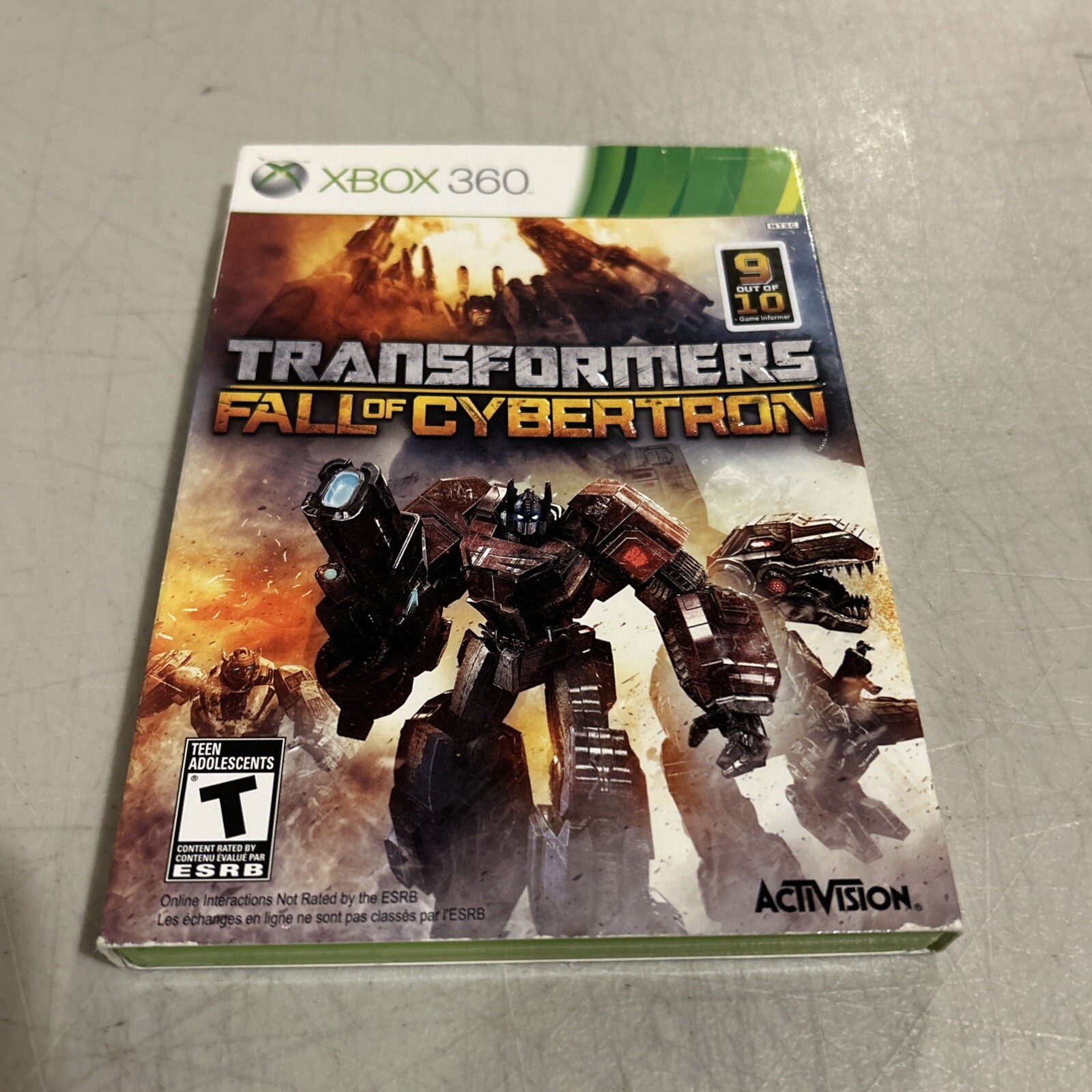 Transformers: Fall of Cybertron (Microsoft XBOX 360) w/ Manual + Slipcover