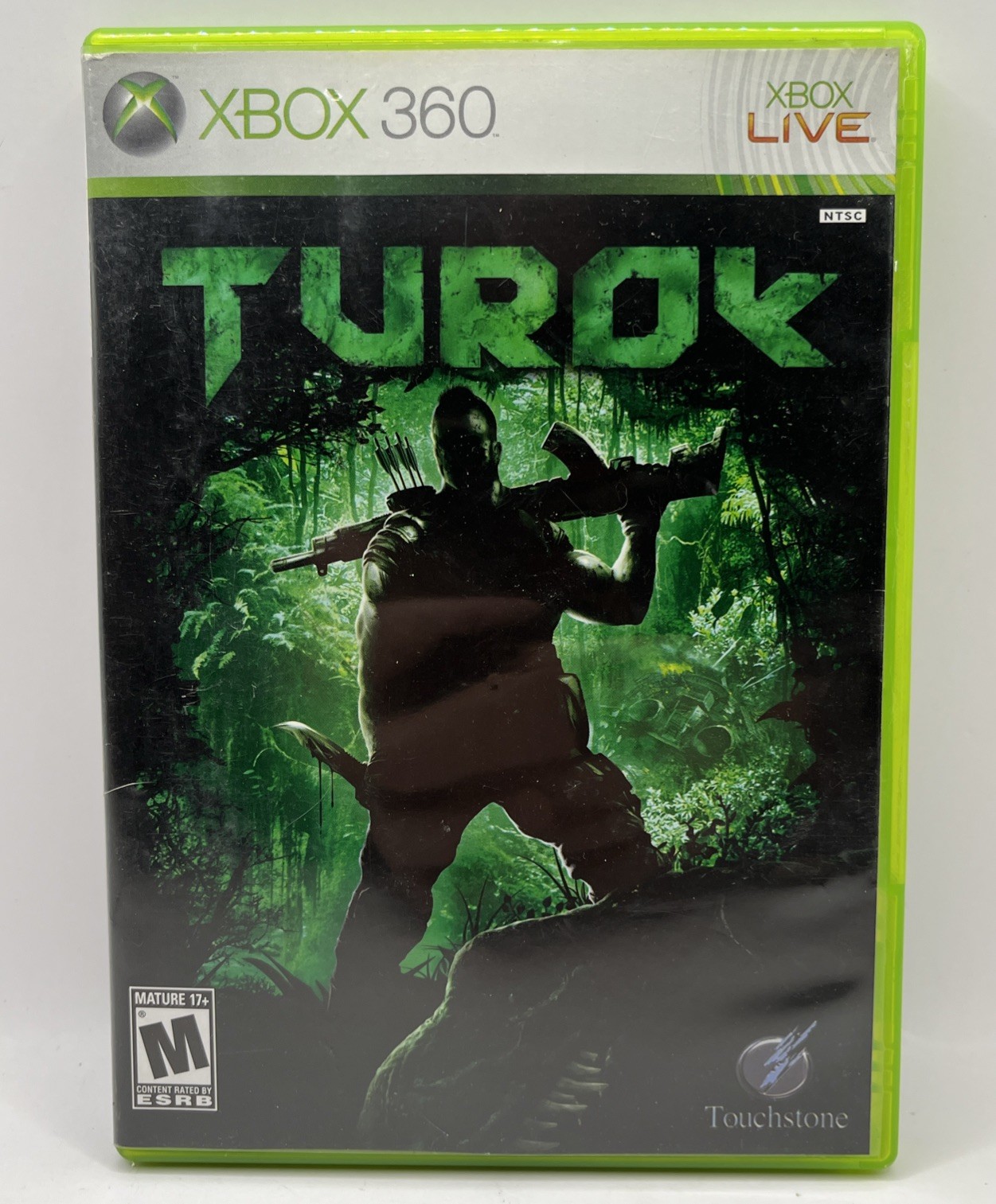 TUROK game complete in case w/ manual for MICROSOFT XBOX 360 See Work