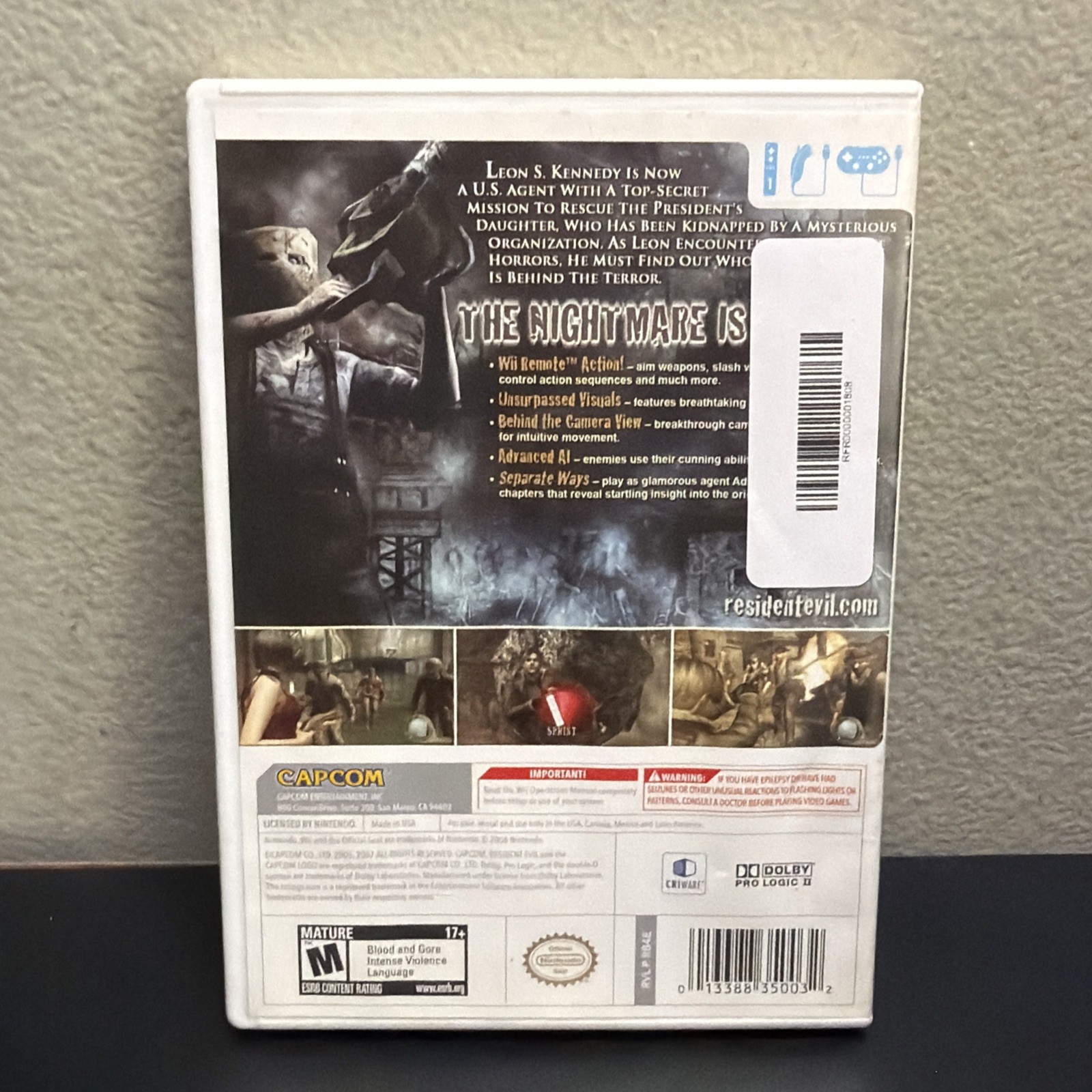 Resident Evil 4 Wii Edition Nintendo Wii CIB Complete Tested FREE SHIPPING