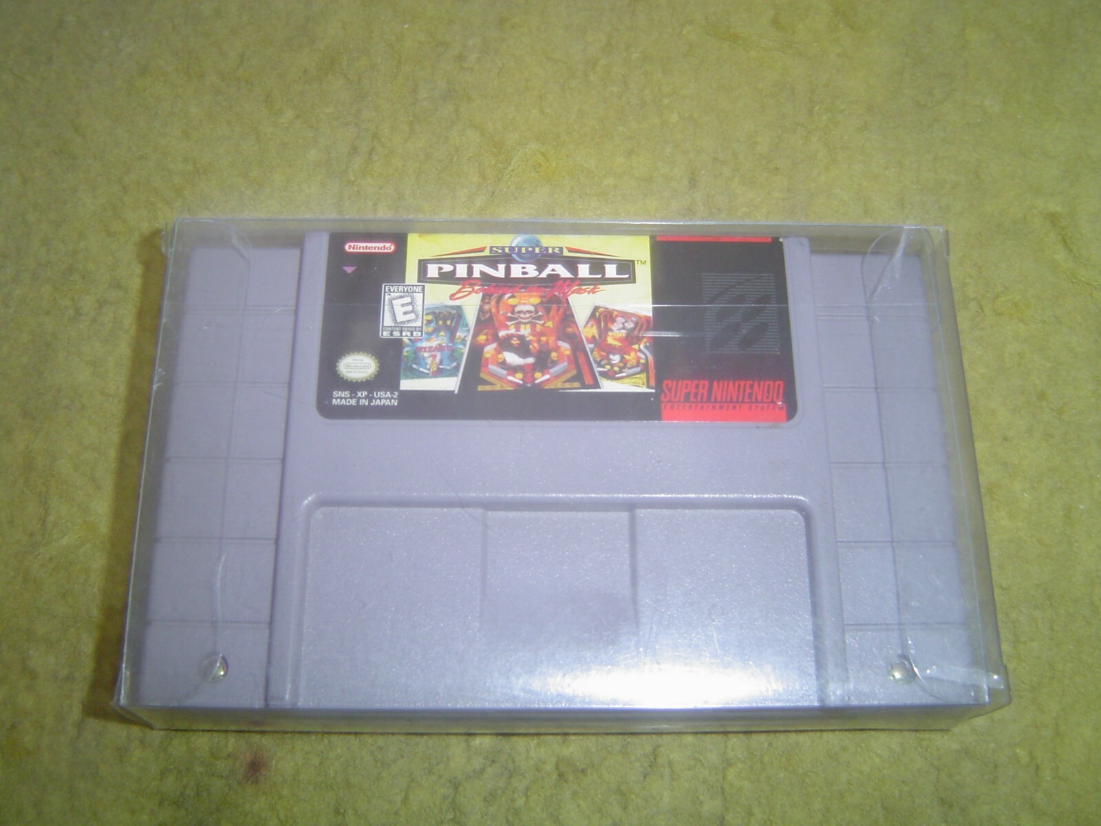 Super Pinball: Behind Mask (SNES GAME)with FREE SNES ROM game MEGAMAN&BASS SNES