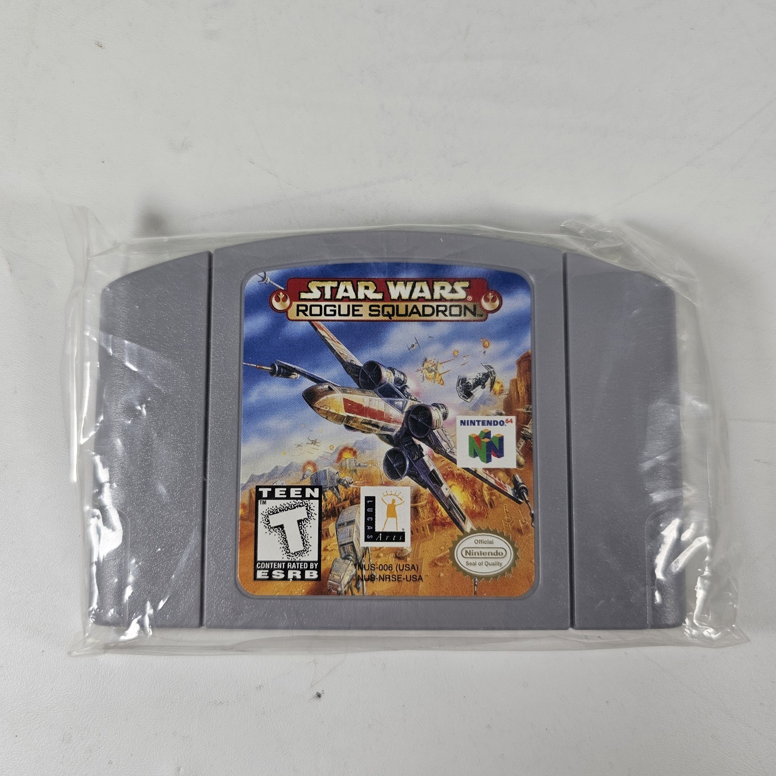 Star Wars-Rogue Squadron – N64 Complete in Box CIB MINT CELLOPHANE