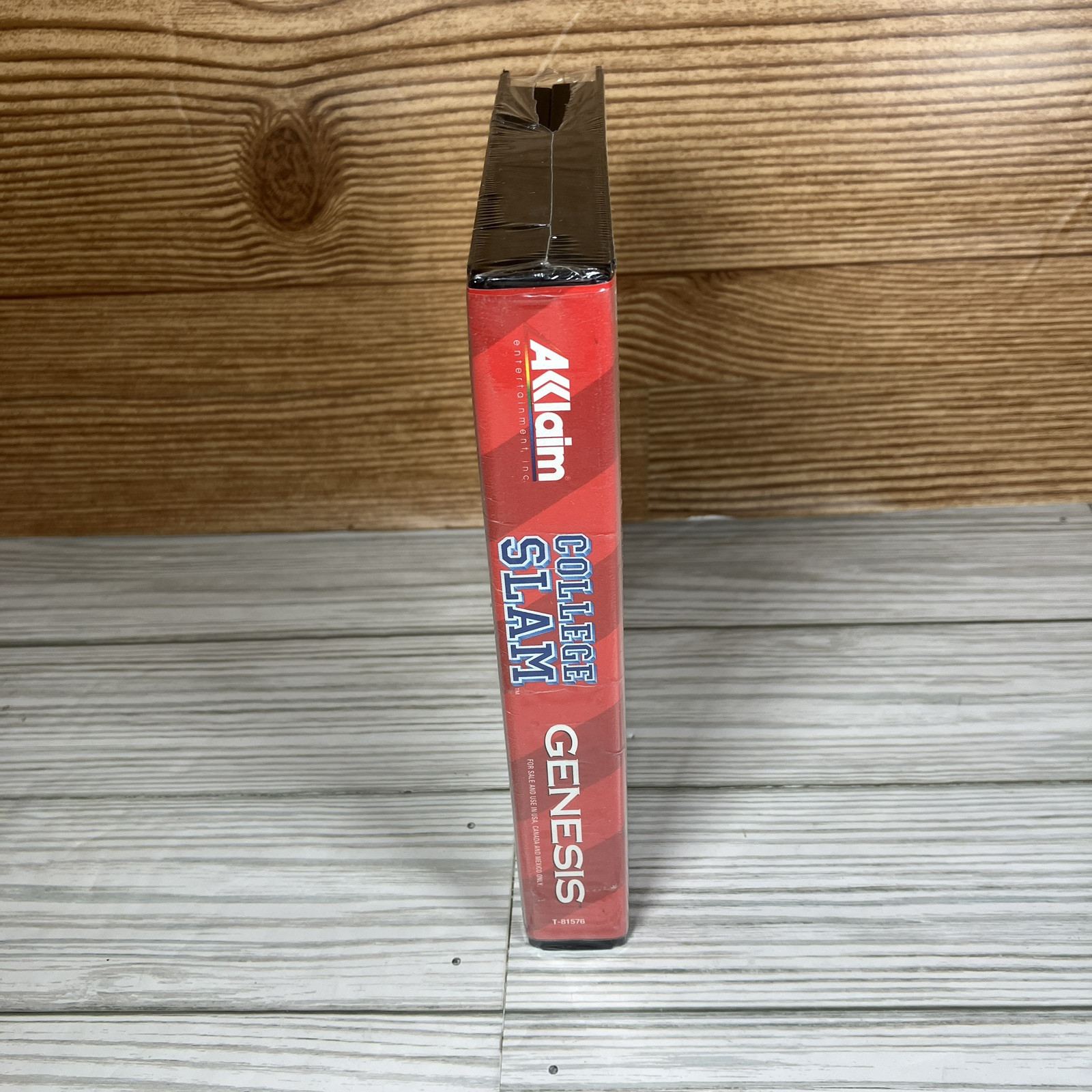 College Slam (Sega Genesis, 1996) New – Factory Sealed With Protector