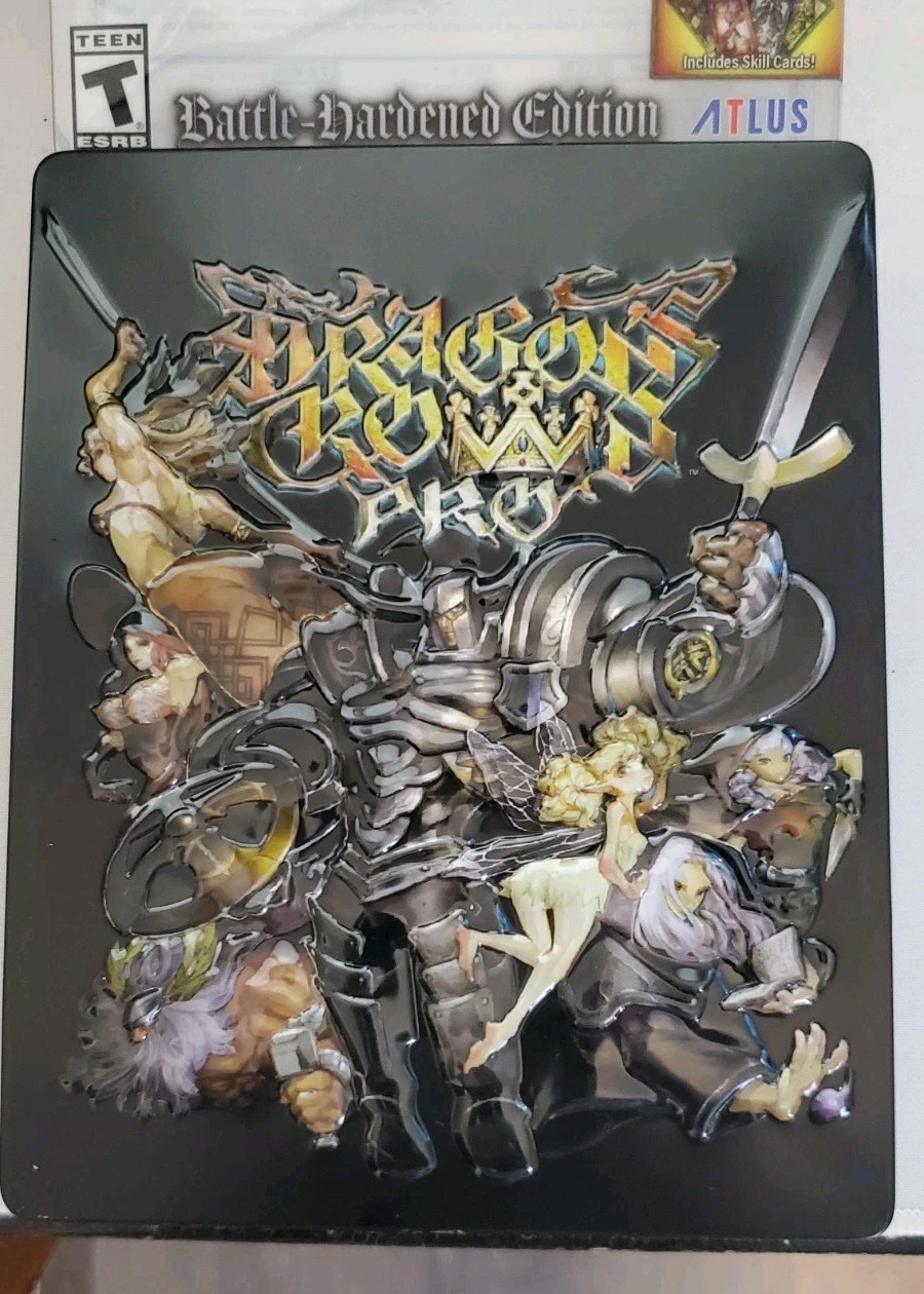 Dragon’s Crown Pro: Battle Hardened Edition Case PS4 Steelbook ONLY **NO GAME**