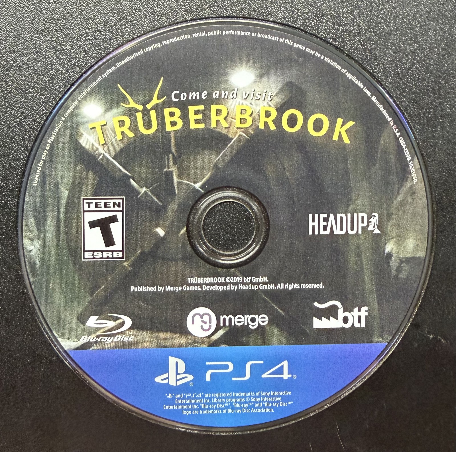 Truberbrook – PlayStation 4 (PS4) Disc Only!!