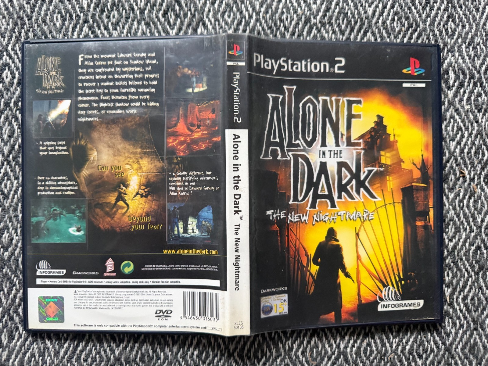 ps2 Alone In the Dark: The New Nightmare Game *PAL UK EXCLUSIVE* PLS READ DESC