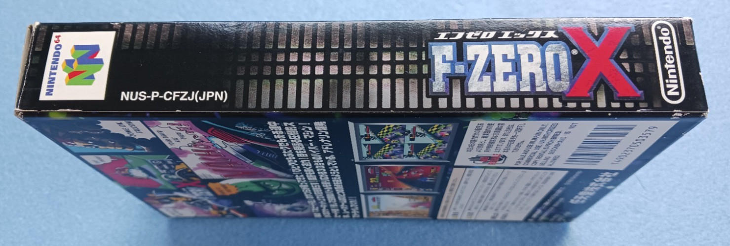 F-ZERO X Nintendo 64 N64 Japan CIB Complete in Box Tested Authentic NTSC-J