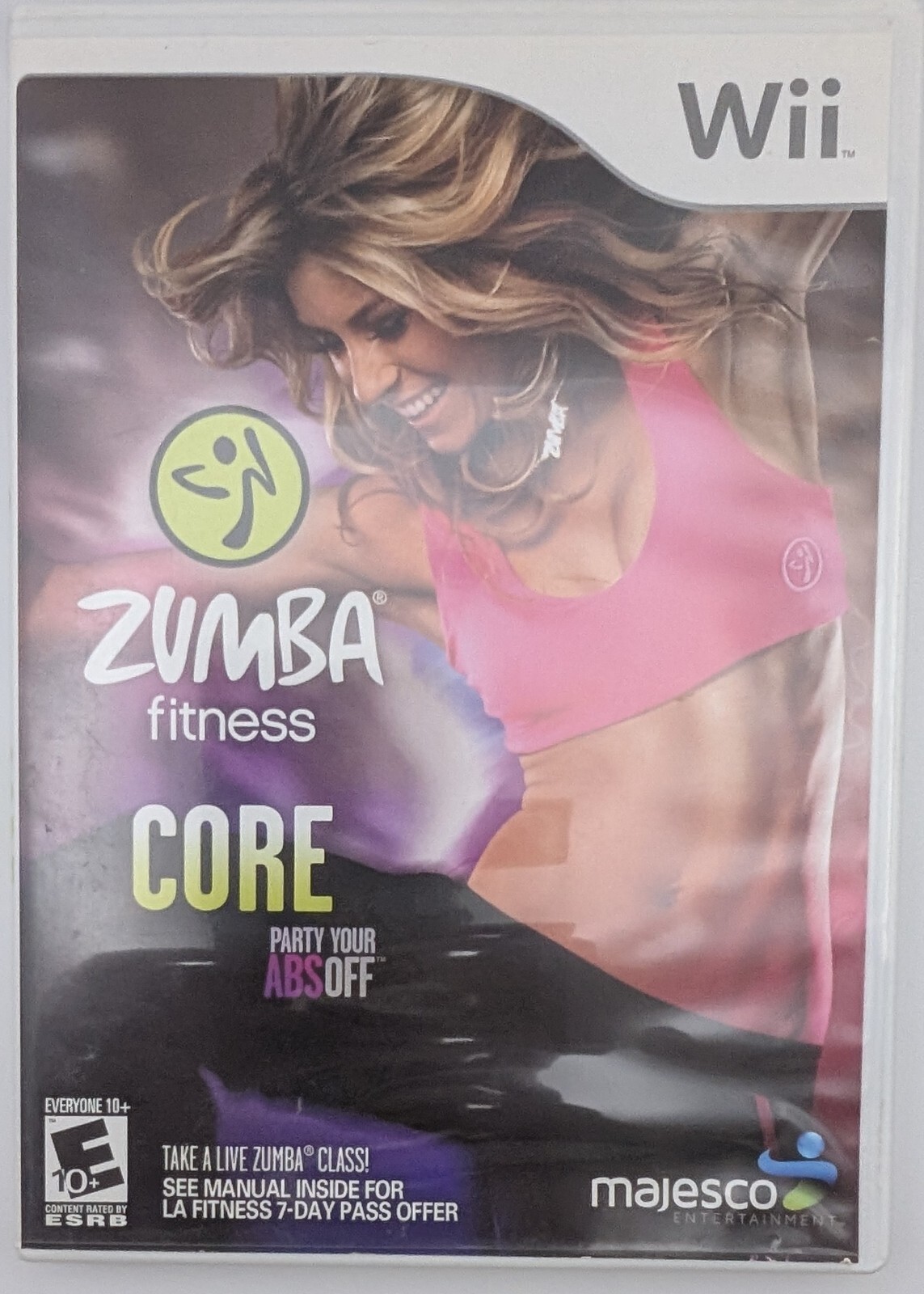 Zumba Fitness Core Nintendo Wii Tested and Working