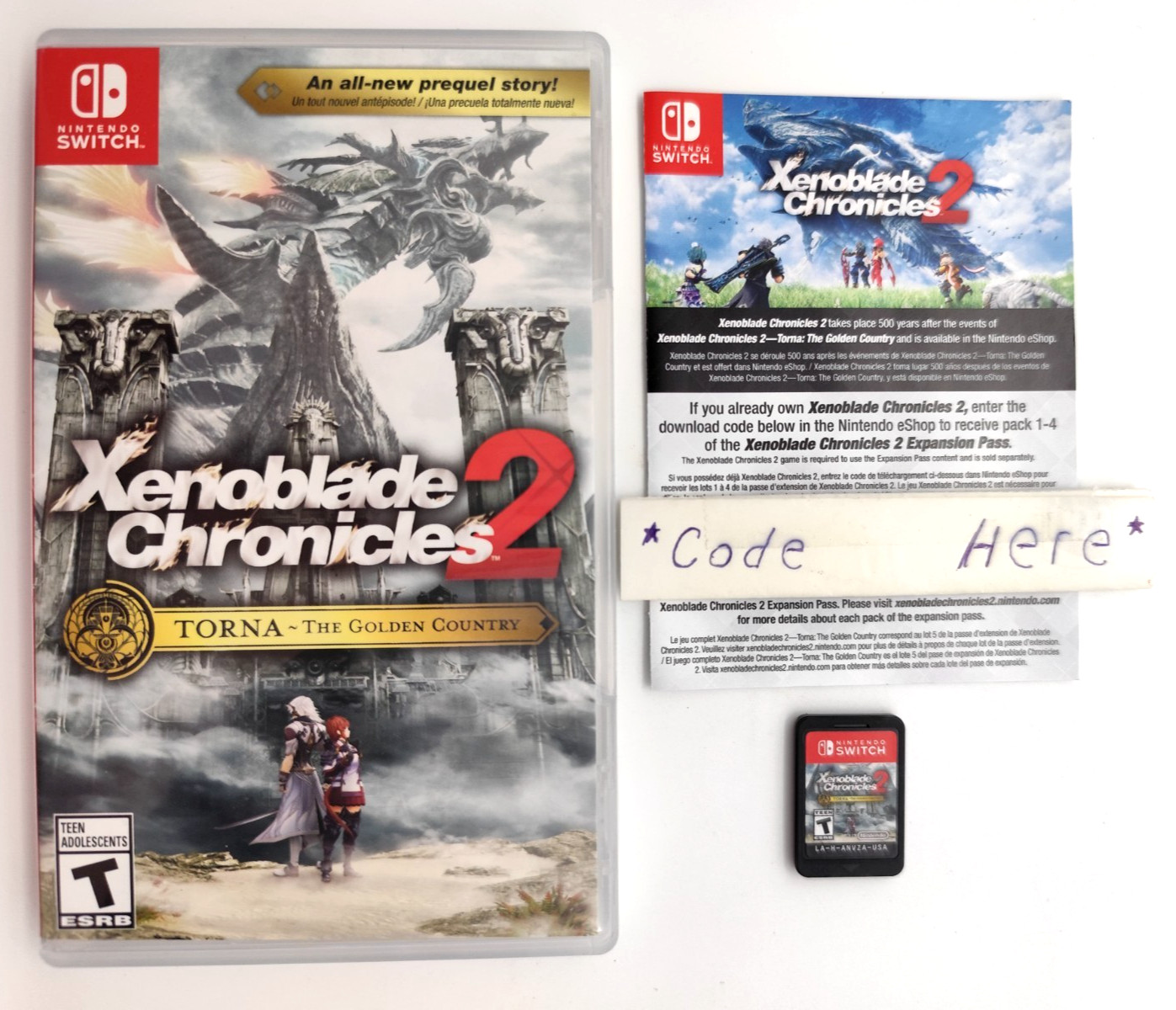 Xenoblade Chronicles 2: Torna Golden Country (Nintendo Switch 2018) COMPLETE CIB