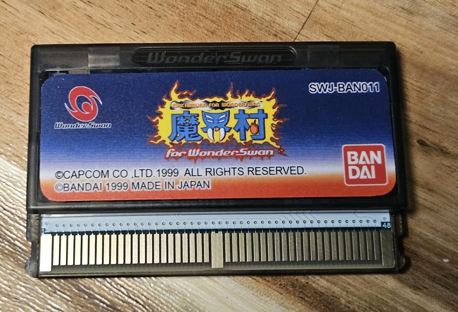 Makaimura Ghosts ‘n Goblins WonderSwan New PcB