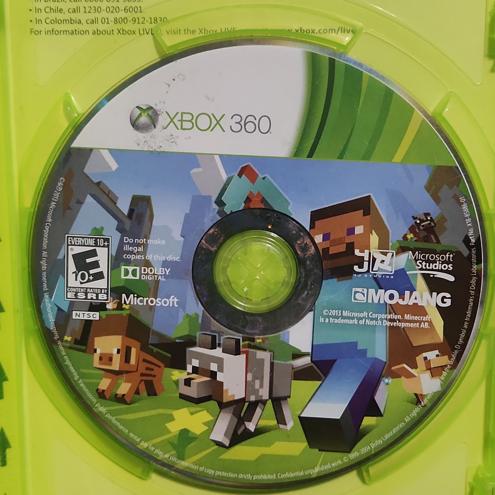 Minecraft Xbox 360 Refurbished
