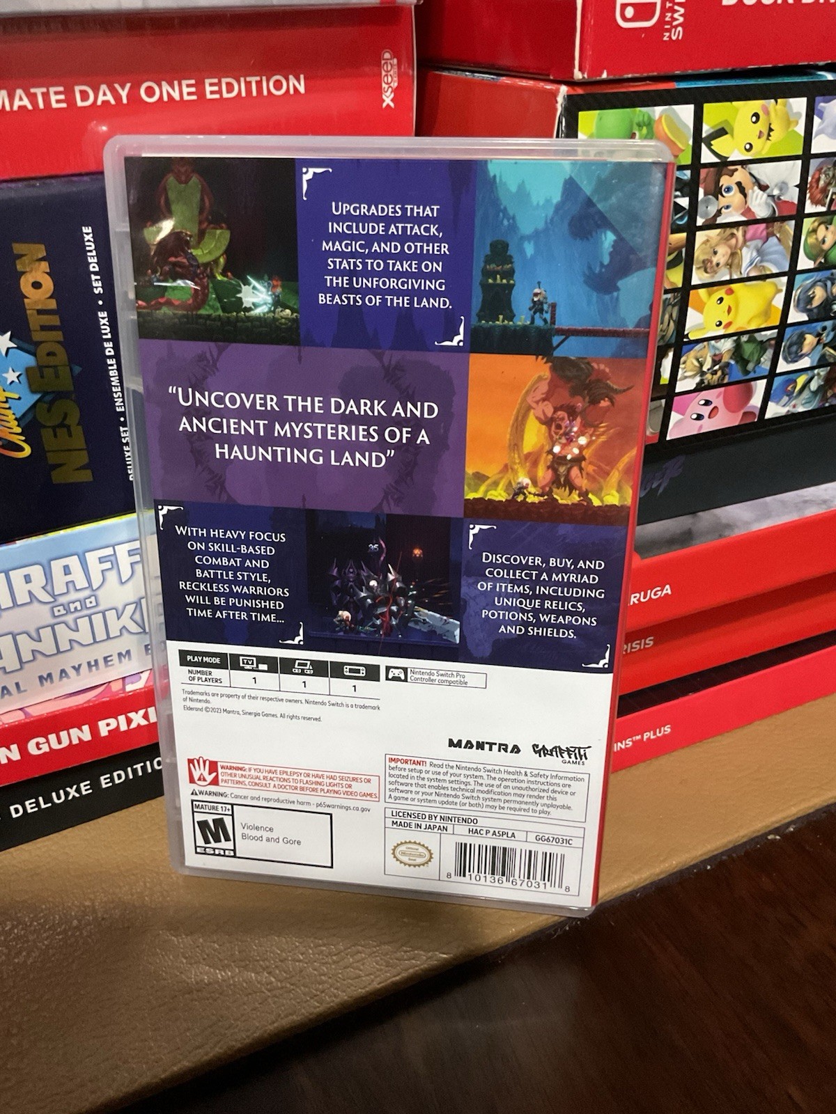 Graffiti Games Elderand Nintendo Switch Action Adventure Game M – Mature ESRB