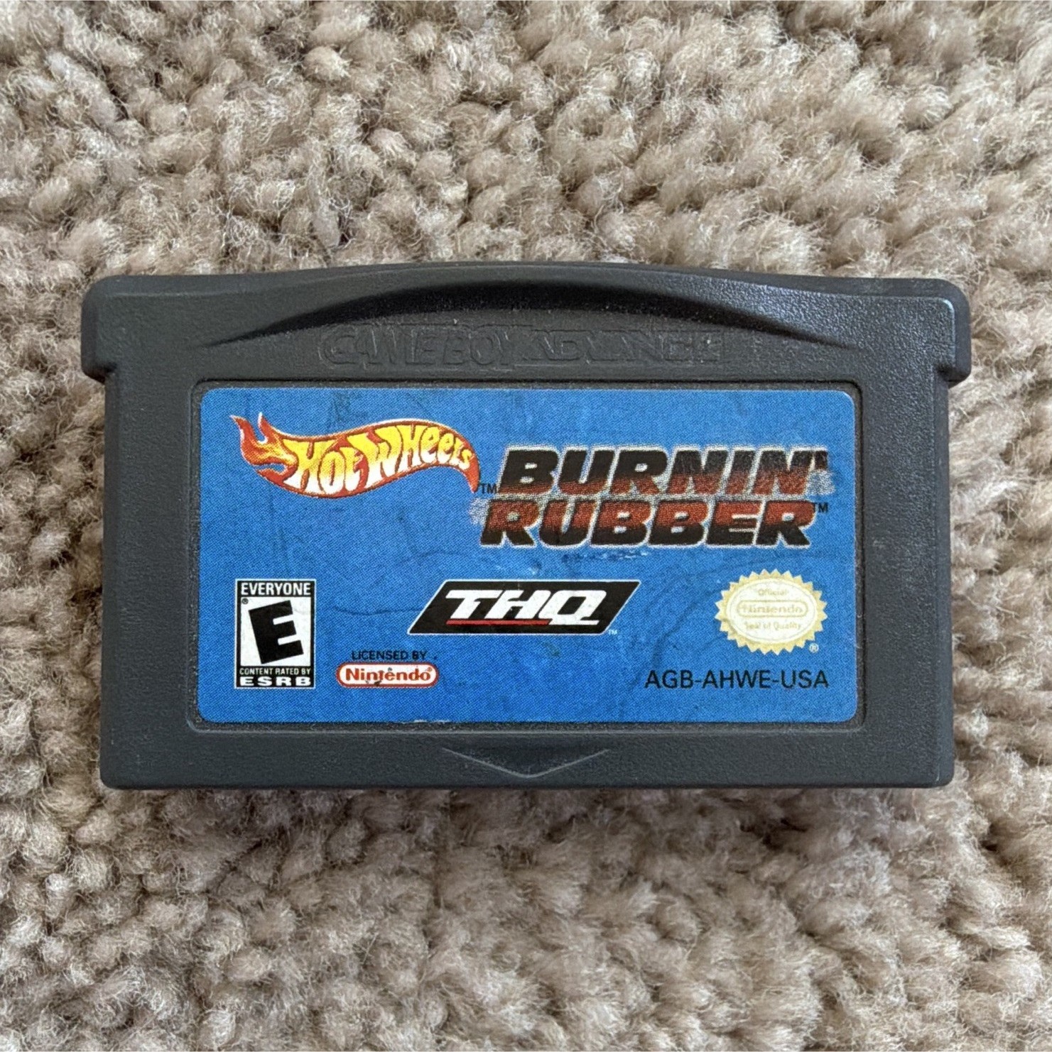 Hot Wheels Burnin’ Rubber for Nintendo Game Boy Advance THQ NTSC-U/C (US/Canada)