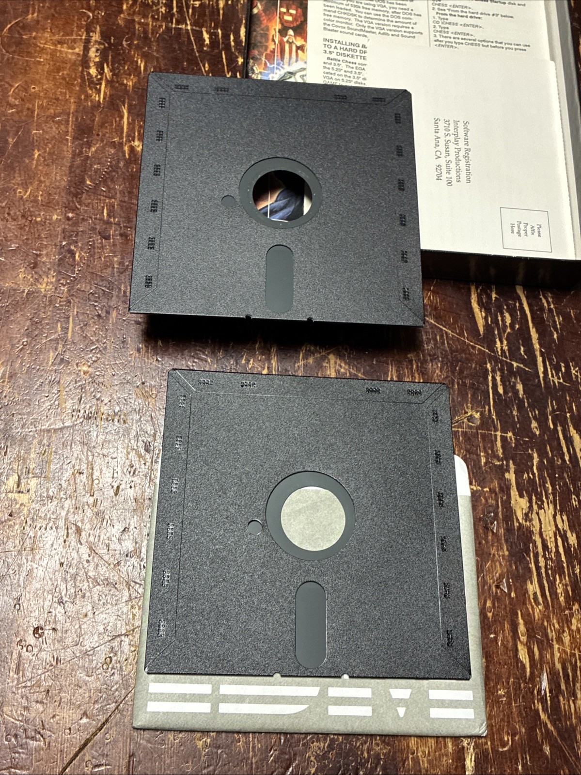 1990 Battle Chess – MS-DOS PC Computer Video Game Floppy Disks (3.5” & 5.25”)