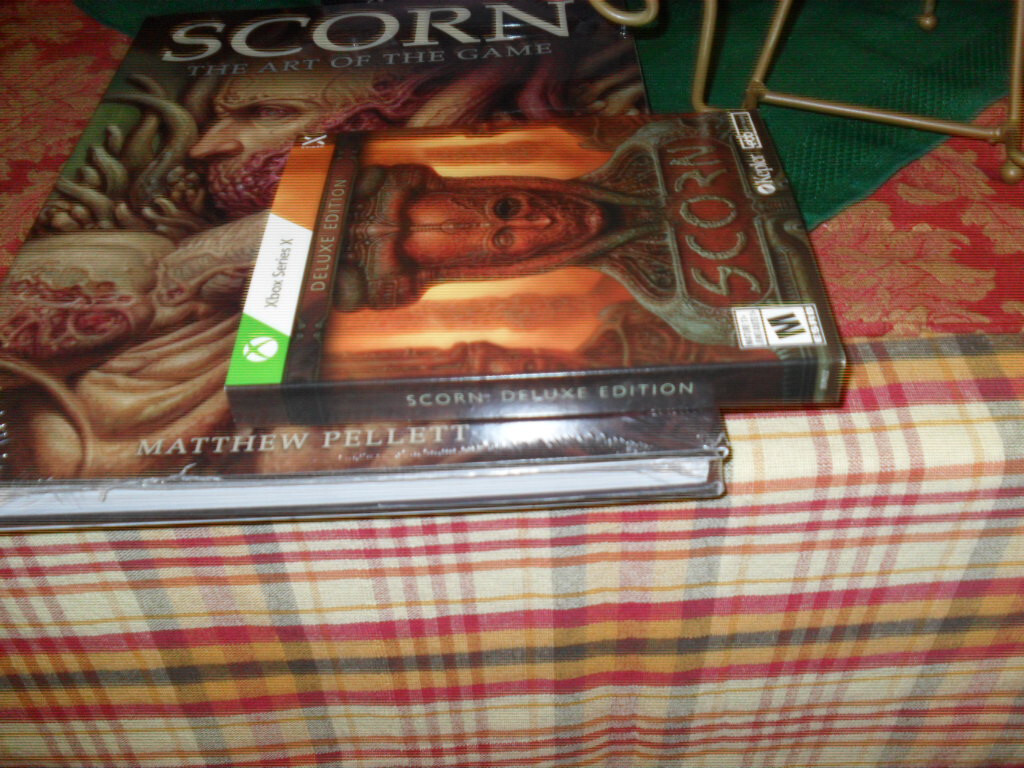 XBOX Scorn – Deluxe Edition [Microsoft Xbox Series X] +HB Book: Both New/Sealed!