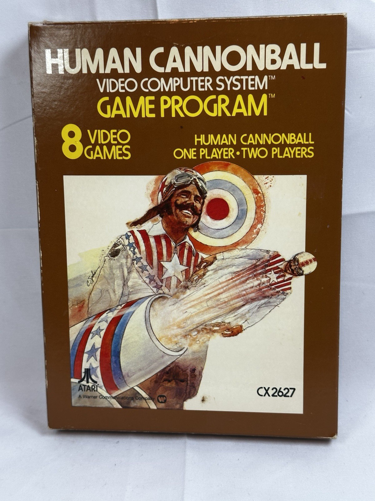 Atari 2600 Human Cannonball Game Cartridge 1978 Edition Complete