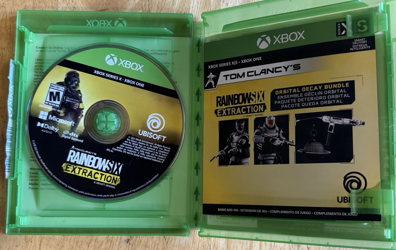 Tom Clancy’s Rainbow Six Extraction – Xbox One, Xbox Series X No Manual