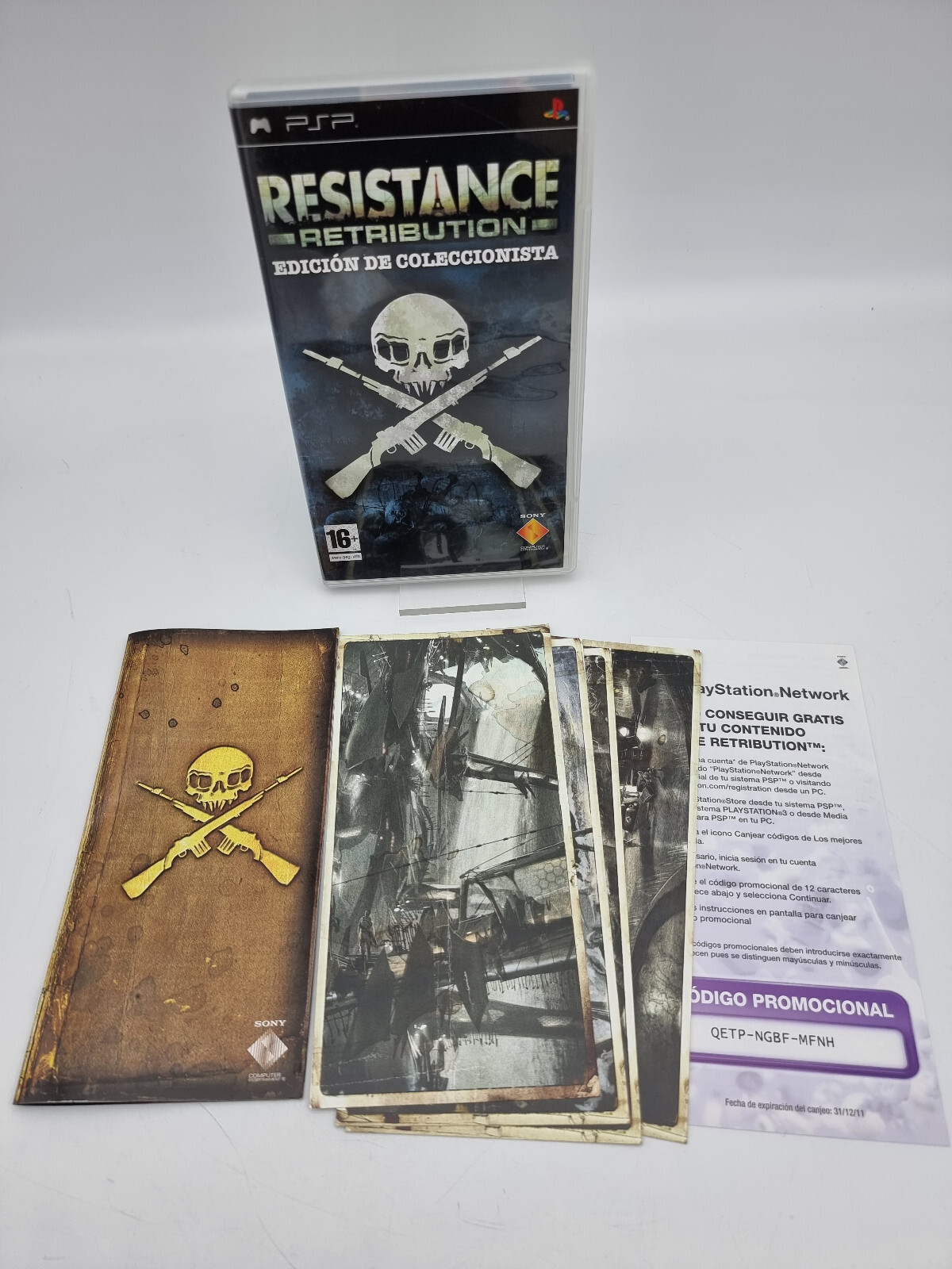 Resistance Retribution Collector’s Edition Sony PSP PAL Spain Used Tested