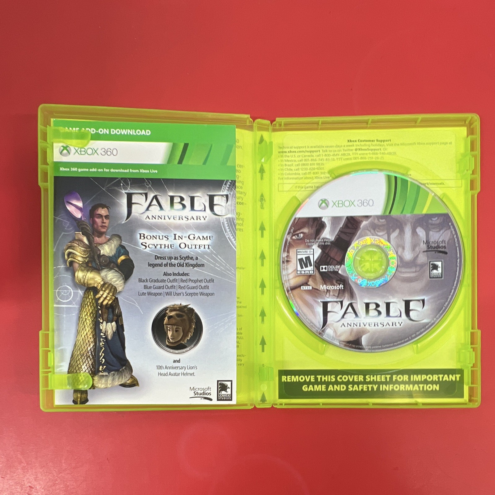 Microsoft Studios Fable Anniversary Xbox 360 M NTSC-U/C 2014 CIB