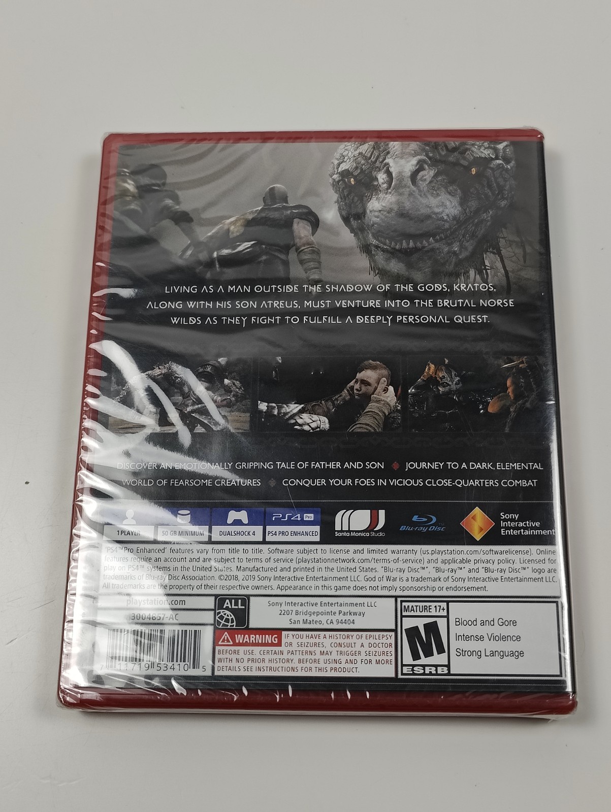 God of War – PlayStation 4 PS4 PlayStation Hits – Brand New Sealed