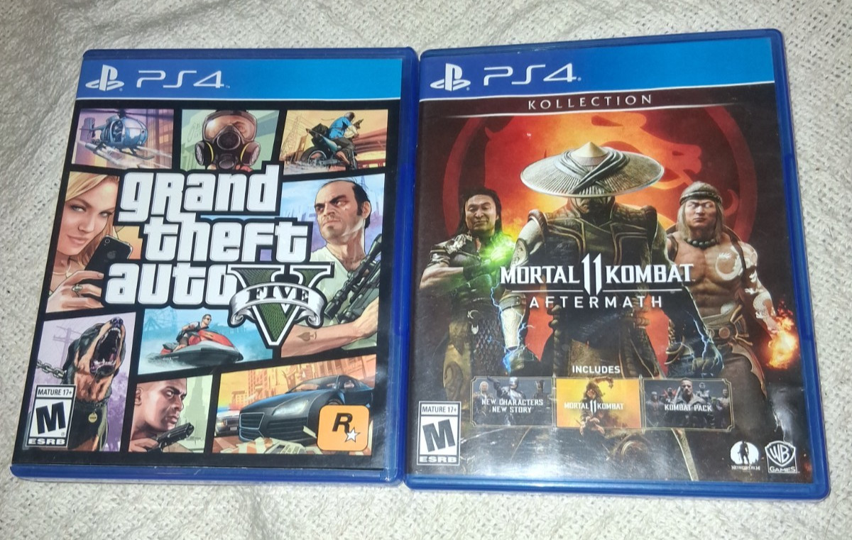 Mortal Kombat 11 Aftermath Kollection + Grand Theft Auto V PS4