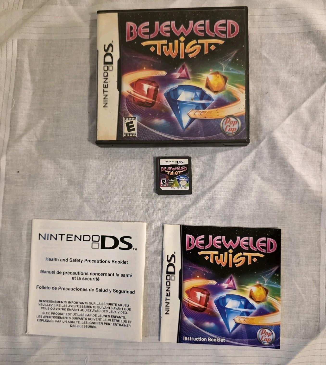 Bejeweled Twist Nintendo DS CIB Complete Tested Working PopCap