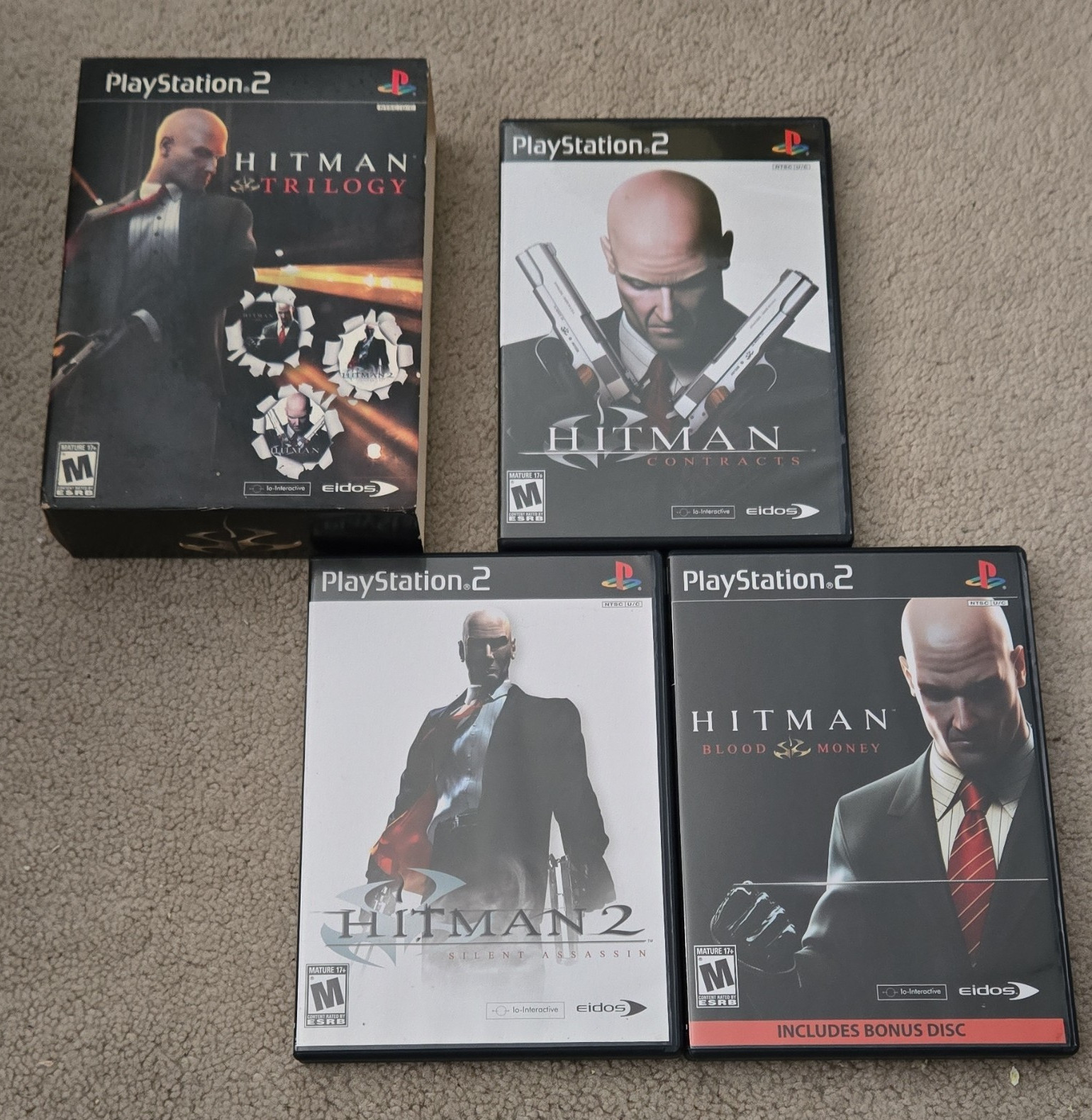 Eidos Hitman Trilogy Action & Adventure M PS2 NTSC-U/C Manual Included