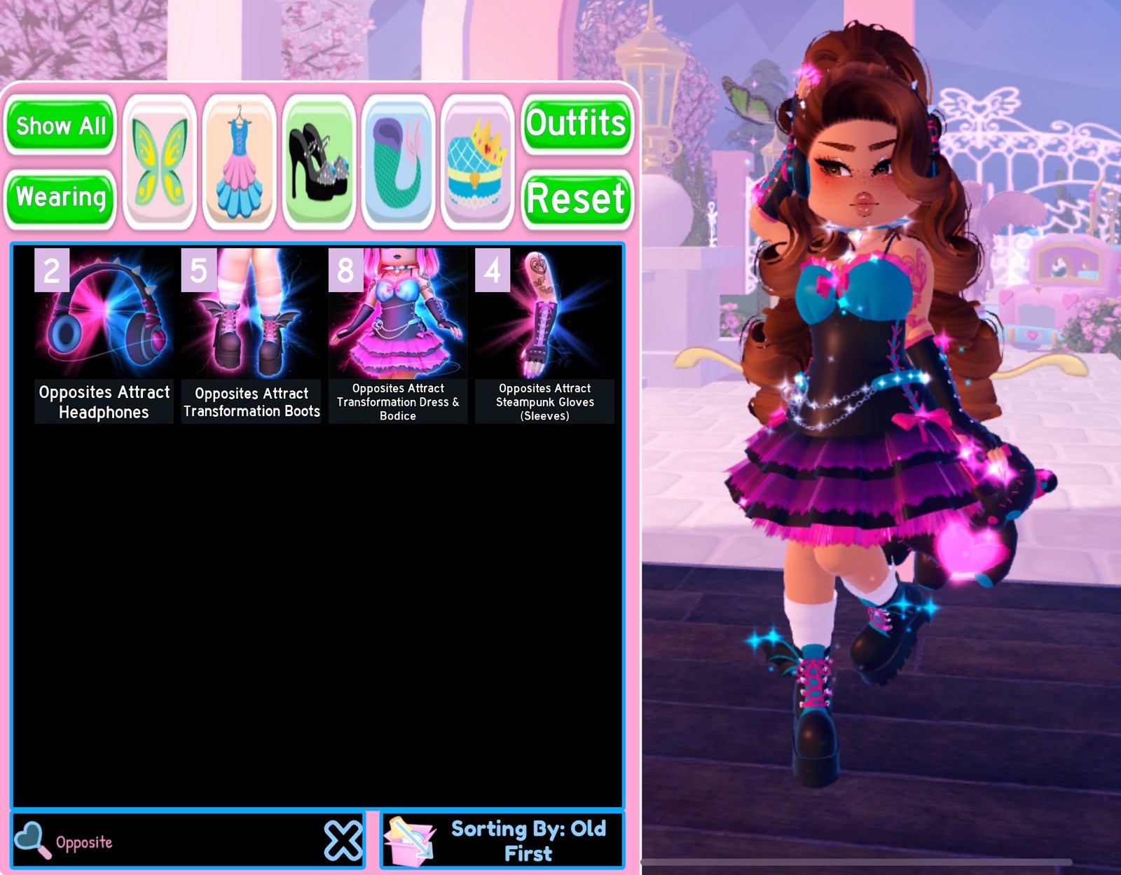 1 Royale High Opposites Attract Full Set – Virtual Online Set