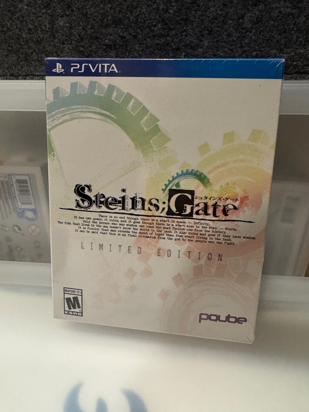 Steins;Gate PlayStation Vita El Psy Kongroo Edition SEALED PSV Limited EDITION