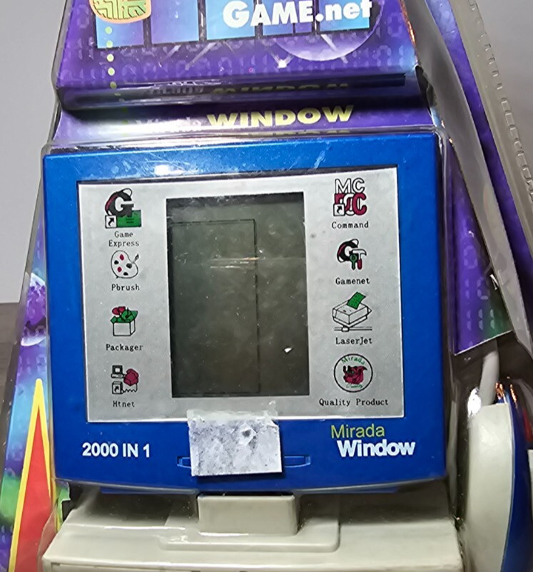 Vintage Blue Millennium Computer 2000 in 1 / Game Net mini computer never opened