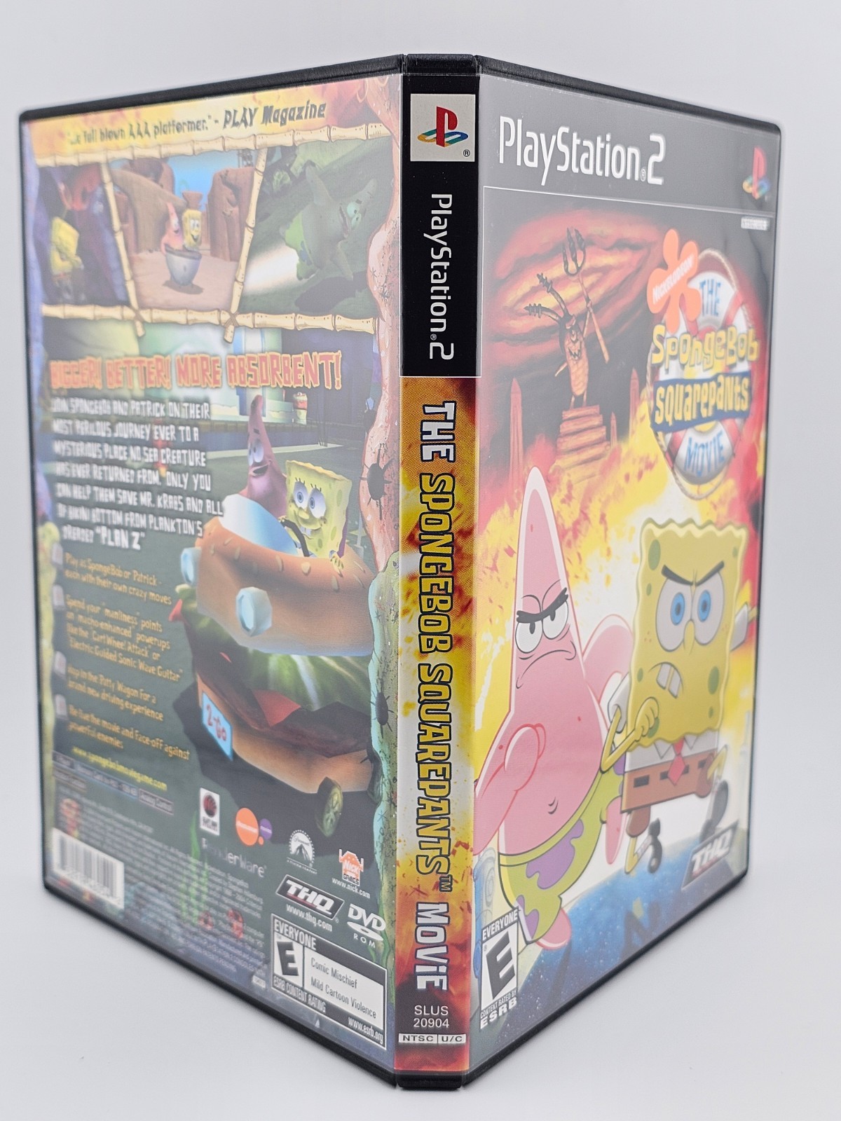 Sony Playstation 2 PS2 The Spongebob Squarepants Movie CIB Cleaned Tested