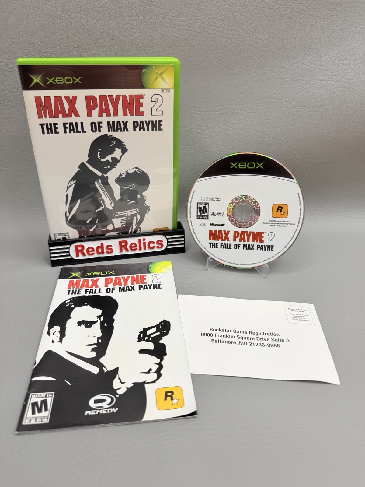 Max Payne 2 : The Fall of Max Payne – XBOX – CIB Near Mint
