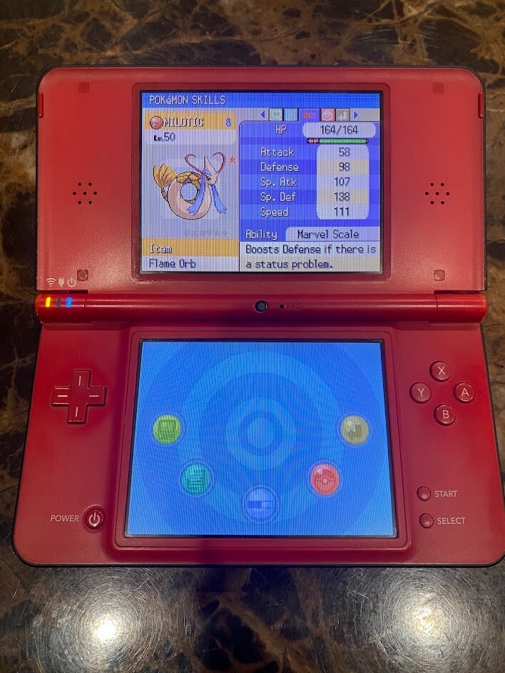 Pokemon Authentic VGC 2009 Shiny Milotic Distribution Service for DPP & HGSS