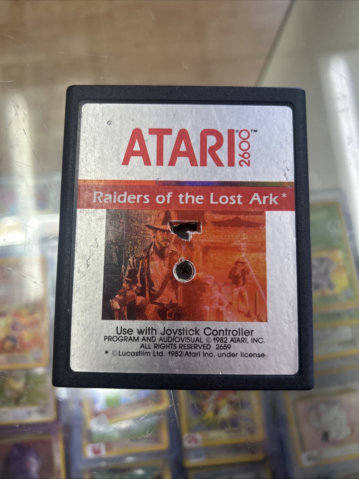 Atari Raiders of The Lost Ark 1982 Indiana Jones Video Game for 2600