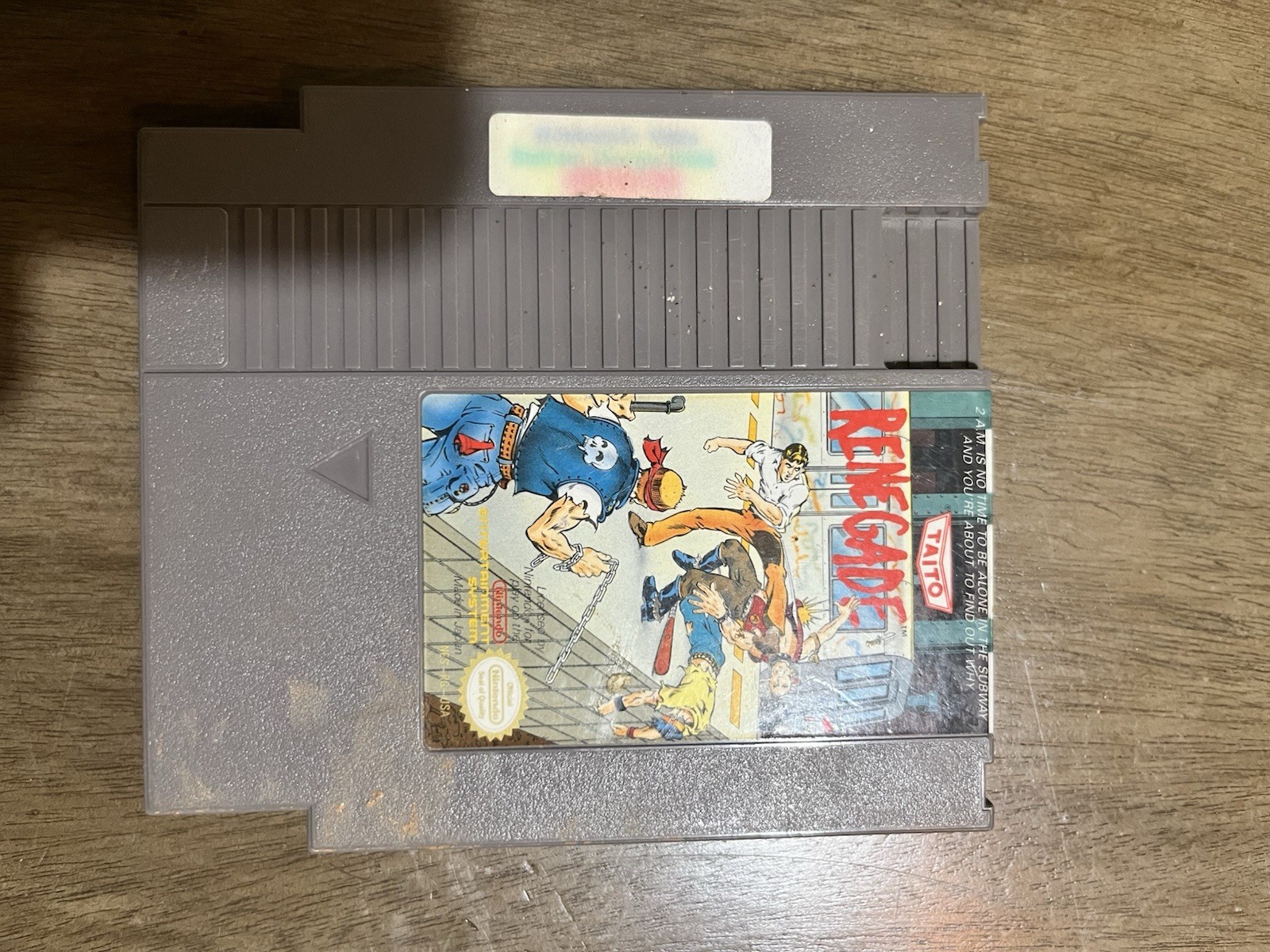 Taito Renegade Nintendo NES Beat ‘Em Up Game NTSC-U/C (US/Canada)