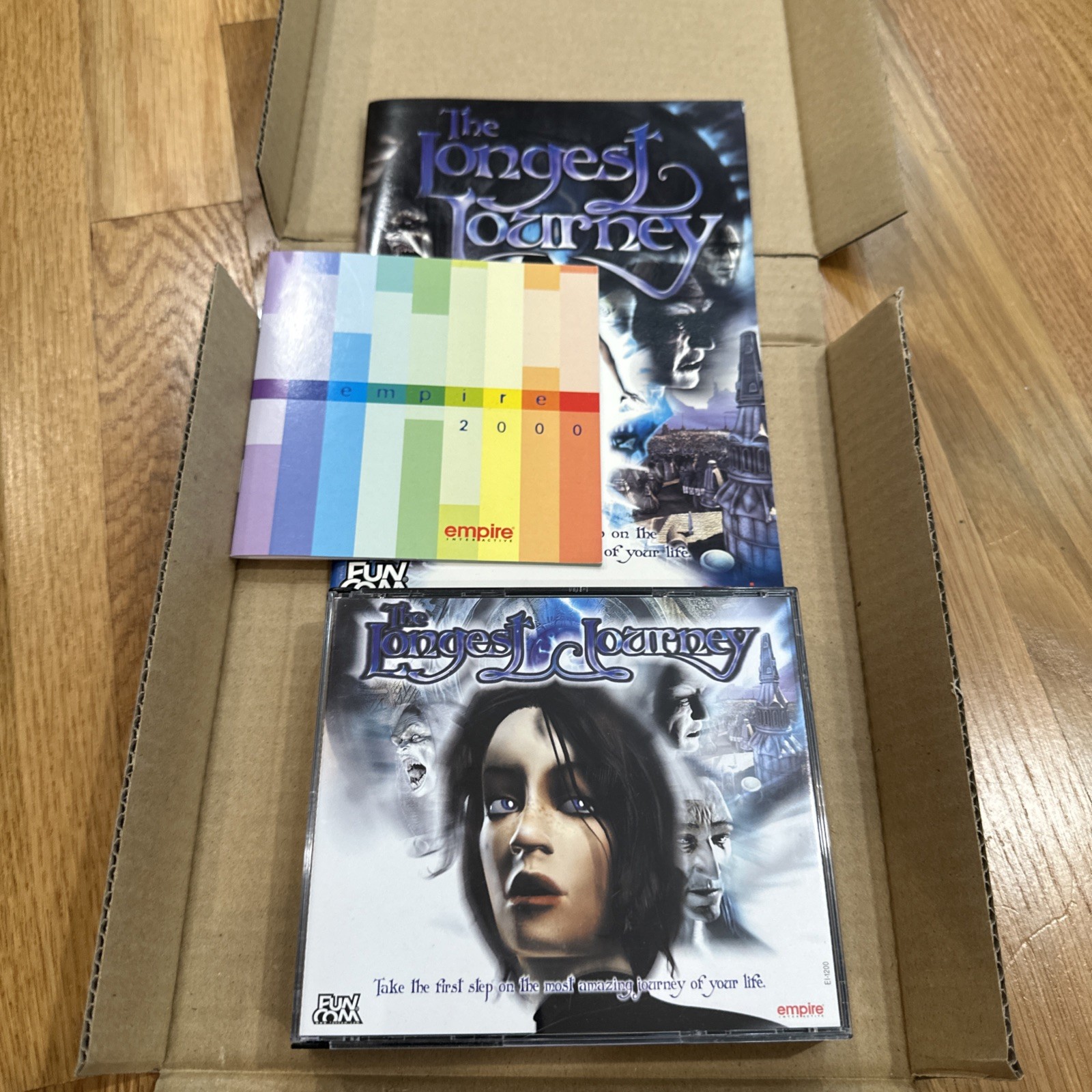 The Longest Journey PC CD ROM Funcom Empire Interactive – Complete Big Box