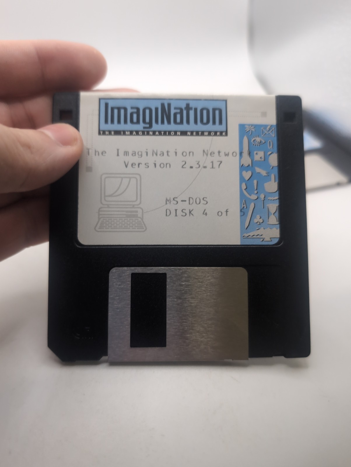 The Sierra Network ImagiNation Version 2.3 MS-DOS PC 3.5″ HD Disc