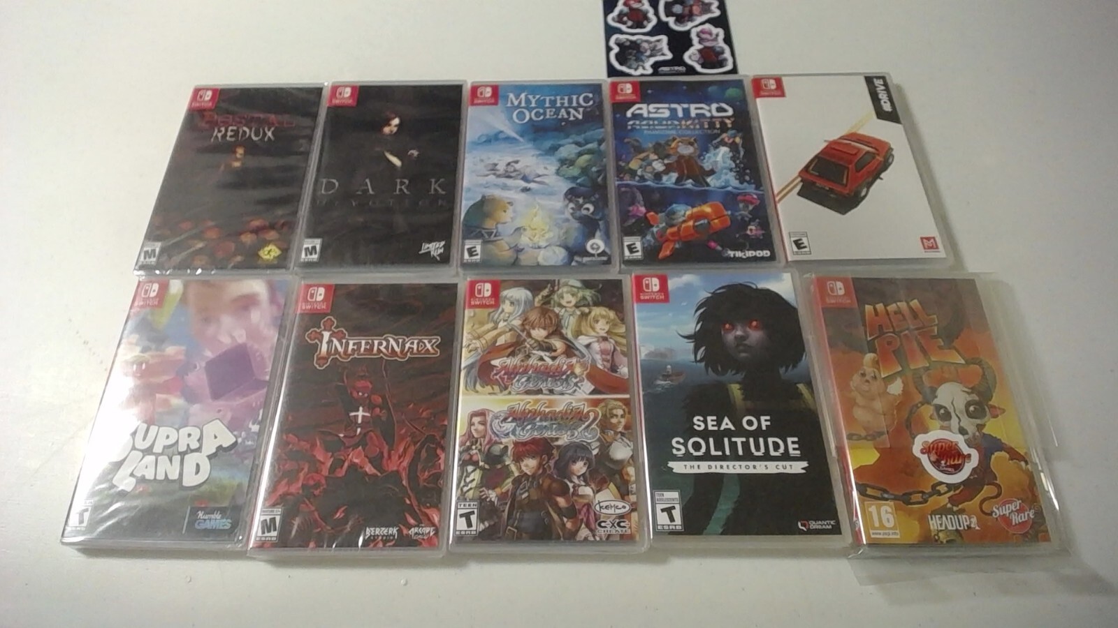 Dark Devotion Postal Redux Infernax Alphadia Nintendo Switch Limited Run LOT