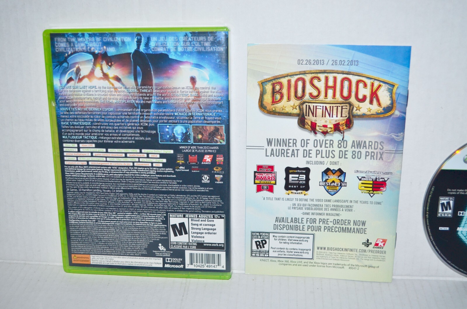 XCOM: Enemy Unknown (Microsoft Xbox 360, 2012) Video Game CIB MINT🔥