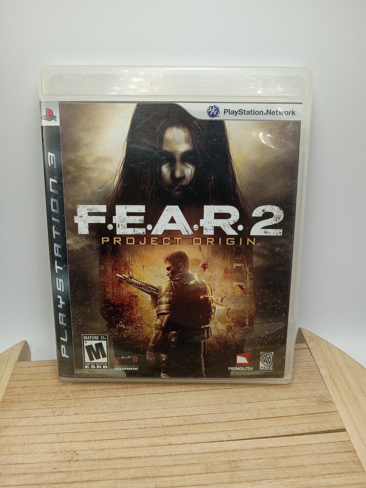 F.E.A.R. 2: Project Origin (Sony PlayStation 3, 2009) Sticker On Case