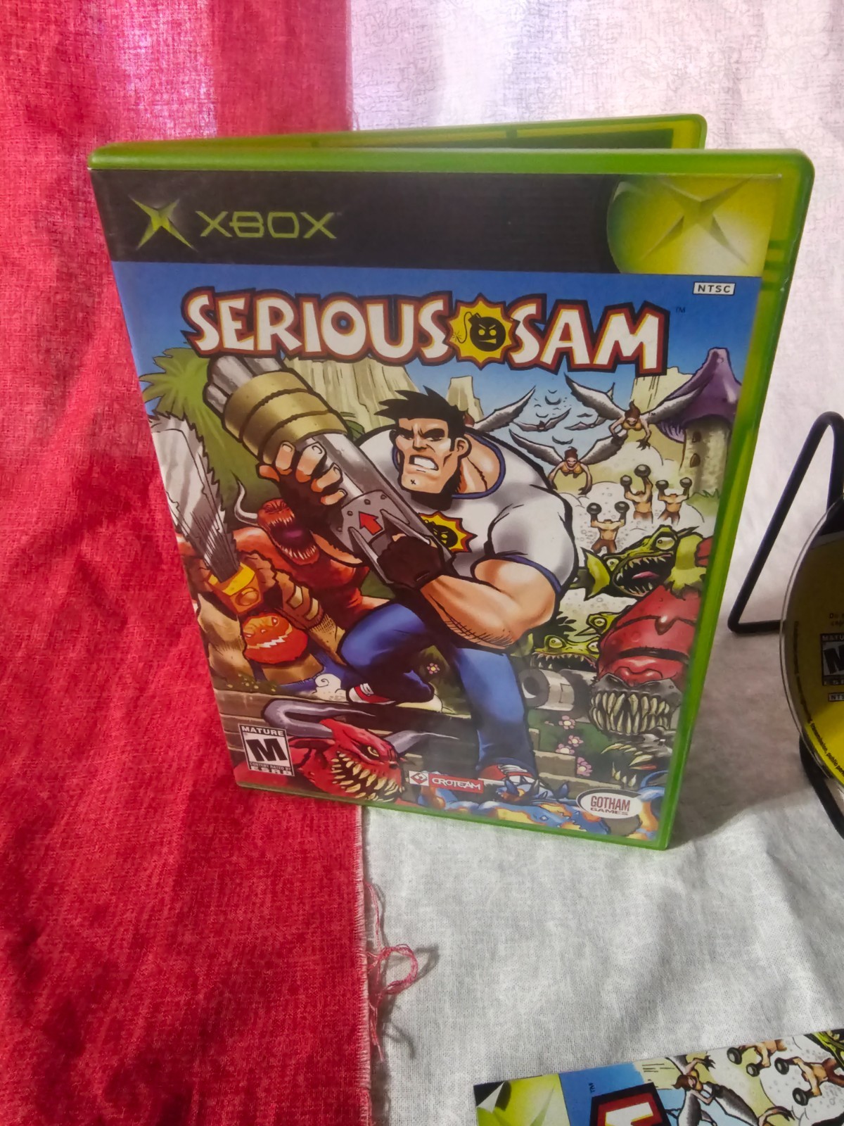 Serious Sam (Microsoft Xbox, 2002) Complete W/ Manual CIB – Tested GOT-29208