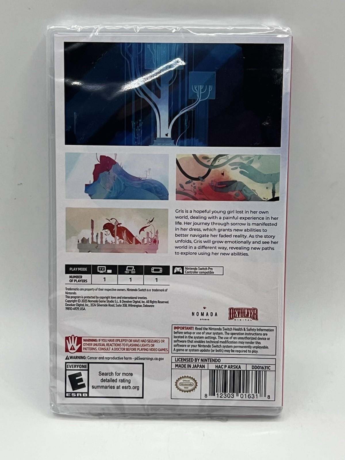 Gris Nintendo Switch Brand New Devolver Digital