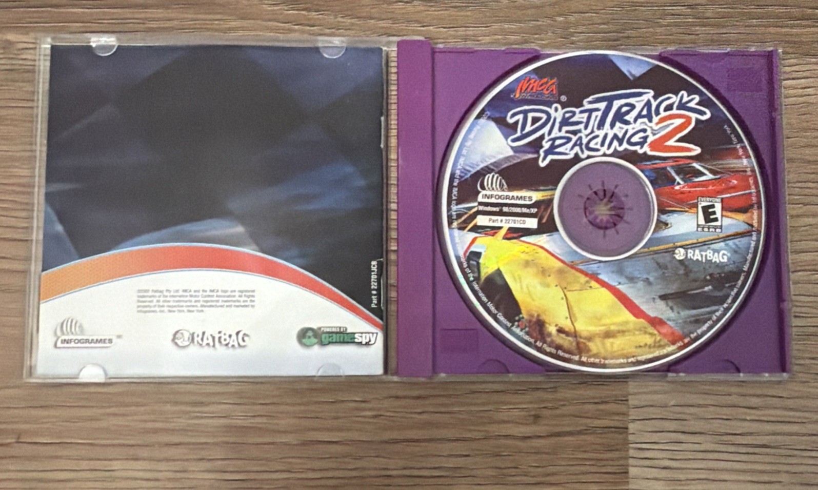 Atari Dirt Track Racing 2 PC CD-ROM Racing Game w/ Manual Included (2002)