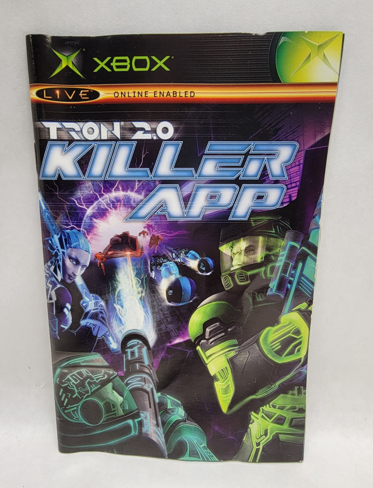 Tron 2.0 Killer App – Xbox – Complete w/ Game, Case, Cover Art & Manual